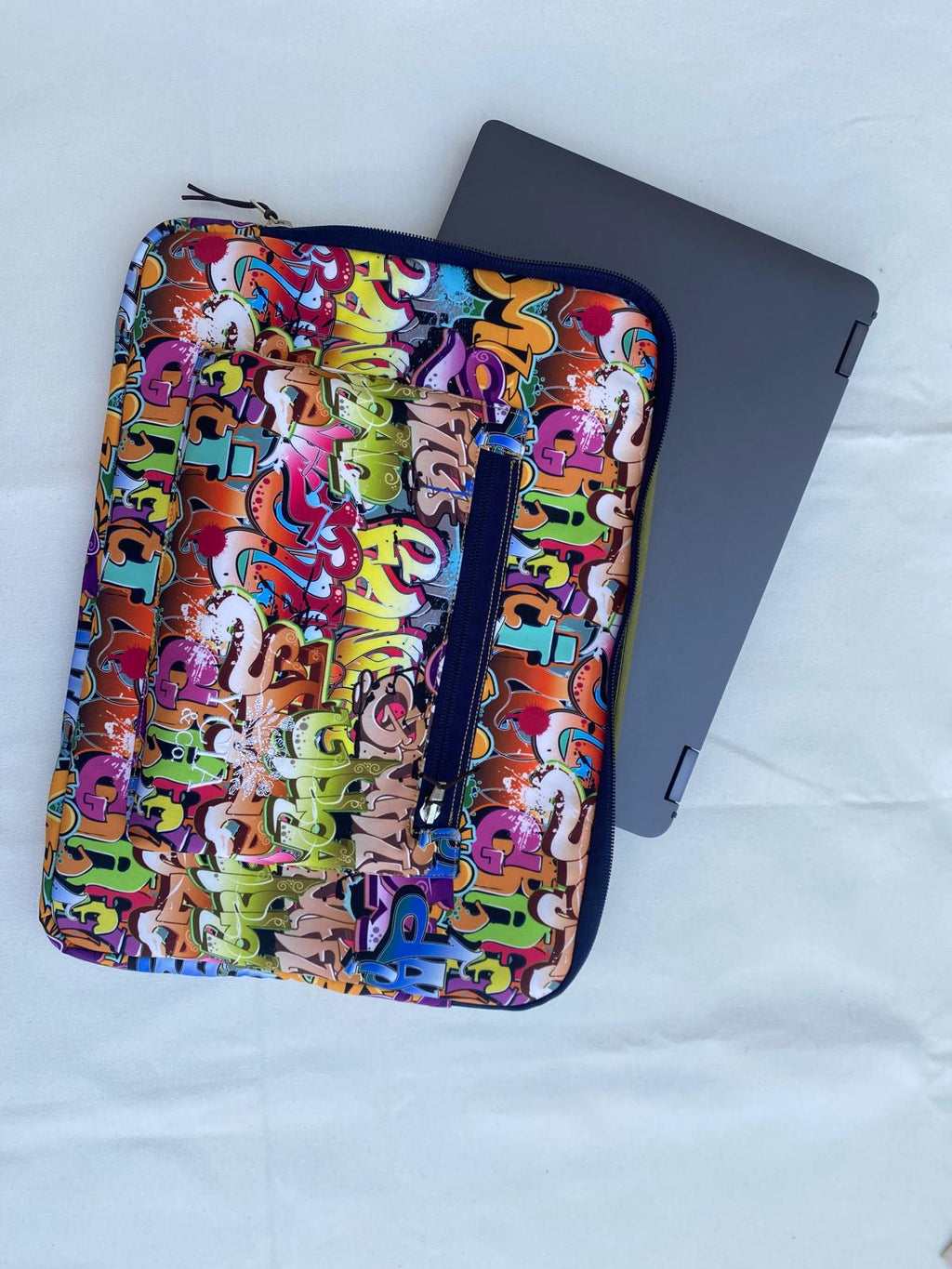 Funda para Ordenador Portátil con Estampado Graffiti Multicolor